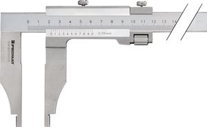 Promat Werkplaatsschuifmaat | DIN 862 | 800 mm | snavellengte 150 mm - 4000851134 4000851134