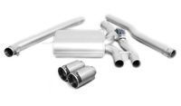 Remus uitlaat passend voor (cat-back) passend voor Mini Cooper S (JCW) F56/F57 - Zilver Carbon 756215397002698CR