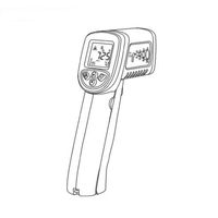 Extech IR267 Infrarood-thermometer Optiek 12:1 -50 - +600 °C Contactmeting - thumbnail
