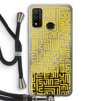 Majorelle Blue Print: Huawei P Smart (2020) Transparant Hoesje met koord