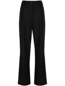 Loulou Studio pantalon Solo évasé à design plissé - Noir