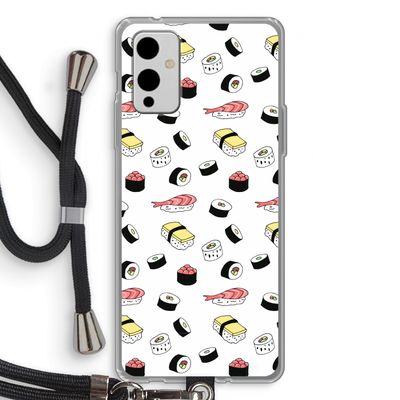 Sushi time: OnePlus 9 Transparant Hoesje met koord