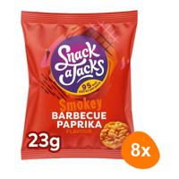 Snack a Jacks - Rijstwafels Barbecue Paprika - 8x 23g