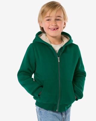 HEMA Kinder sweatvest groen (groen)