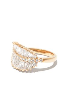 Anita Ko bague Palm Leaf en or 18ct sertie de diamants