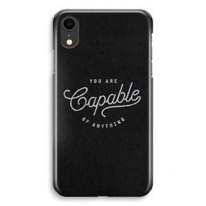 Capable: iPhone XR Volledig Geprint Hoesje
