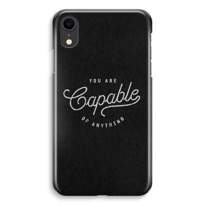 Capable: iPhone XR Volledig Geprint Hoesje
