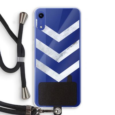 Marmeren pijlen: Honor Play 8A Transparant Hoesje met koord