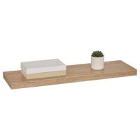 Zwevende wandplank Bassline - bruin eiken - 80 cm - hout - boekenplank - muurplank Zwevende wandplank Bassline - bruin eiken - 80 cm - hout - boekenplank - muurplank