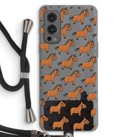 Pony: OnePlus Nord 2 5G Transparant Hoesje met koord