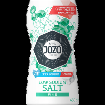 Jozo Low Sodium Salt Fine 450 g bij Jumbo