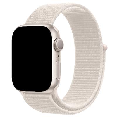 Apple Watch Nylon Geweven Sport Band - Sterrenlicht - 44, 45, 46 & 49mm Apple Watch Nylon Geweven Sport Band - Sterrenlicht - 44, 45, 46 & 49mm