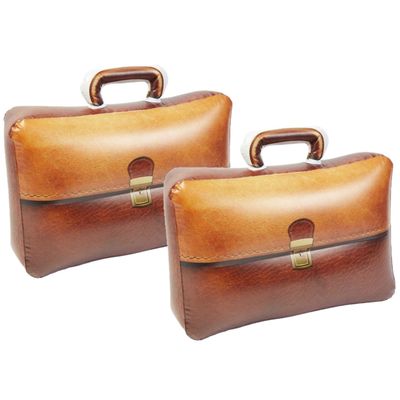 3x stuks opblaasbare aktetas/schooltas geslaagd artikelen 45 x 30 cm