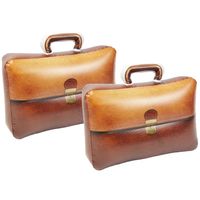 3x stuks opblaasbare aktetas/schooltas geslaagd artikelen 45 x 30 cm