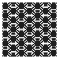 The Crafter's Workshop • template 15x15cm honeycomb
