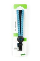 Qibbel Widek triobinder eye met haak 24+2x12mm zwart/babyblauw