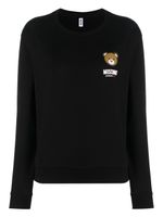 Moschino sweat à logo Teddy Bear - Noir