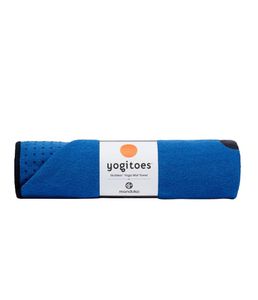 Manduka Yogitoes Skidless Yoga Handdoek – Be Bold Blue