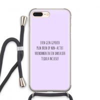 Tequila: iPhone 7 PLUS Transparant Hoesje met koord