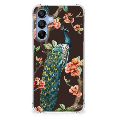 Samsung Galaxy A16 Case Anti-shock Pauw met Bloemen