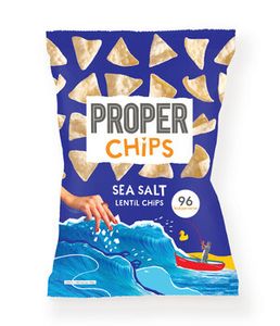 Proper Chips Propercorn - Sea Salt Chips 85 Gram 8 Stuks