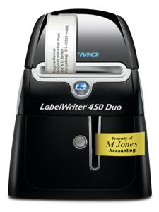 DYMO LabelWriter 450 Duo Labelprinter Thermisch 300 x 600 dpi Etikettenbreedte (max.): 56 mm USB