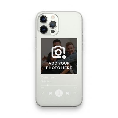 Music Player: iPhone 12 Pro Transparant Hoesje