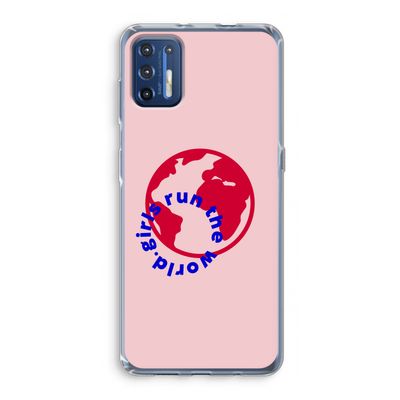 Run The World: Motorola Moto G9 Plus Transparant Hoesje