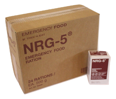 MSI NRG-5 - Noodrantsoen - 2300 kcal - Vegan - Hele Doos met 24 stuks