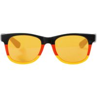 Blues type verkleed bril zwart, rood en geel Blues type verkleed bril zwart, rood en geel