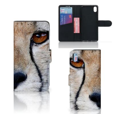 Xiaomi Redmi 7A | Telefoonhoesje | Met pasjeshouder | Cheetah