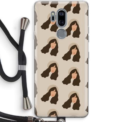 Bonjour mon amour: LG G7 Thinq Transparant Hoesje met koord
