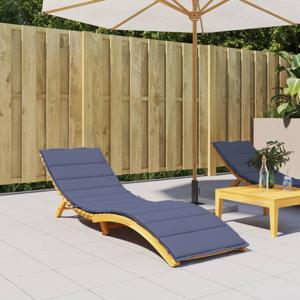VidaXL Ligbedkussen oxford stof marineblauw