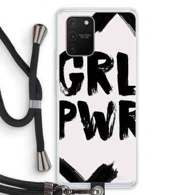Girl Power #2: Samsung Galaxy S10 Lite Transparant Hoesje met koord