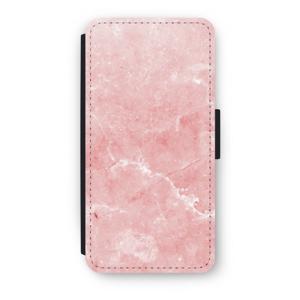 Roze marmer: iPhone 8 Plus Flip Hoesje