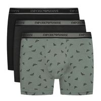 Armani boxershorts 3-pack zwart-groen