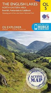 Wandelkaart - Topografische kaart OL05 OS Explorer Map | Active The English Lakes - North Eastern area | Ordnance Survey