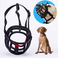 Hond snuit voorkomen bijten kauwen en blaffen maakt drinken en panting grootte: 10.3 * 9.3 * 12.5 cm (zwart)
