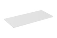 Comad Adele White FSC wastafel toppaneel 120cm wit mat