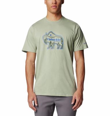 Columbia Rockaway River™ Outdoor SS T-Shirt Heren Safari, Arid Tr M