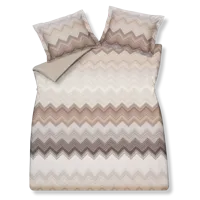 Vandyck dynamize taupe dekbedovertrek