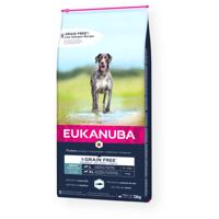 Eukanuba graanvrij zeevis grote rassen volwassen hond 12kg zak