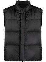 Ienki Ienki gilet zippé Cloud à design matelassé - Noir