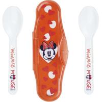 SET VAN 2 LEPELS MET DRAAGTAS MINNIE COLLECTOR