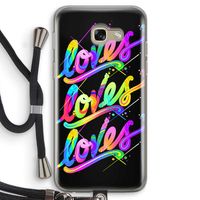 Loves: Samsung Galaxy A5 (2017) Transparant Hoesje met koord