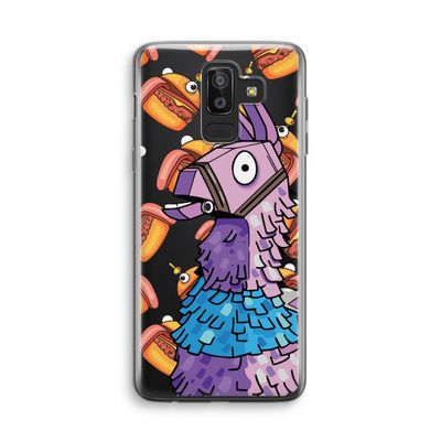Loot Burger: Samsung Galaxy J8 (2018) Transparant Hoesje