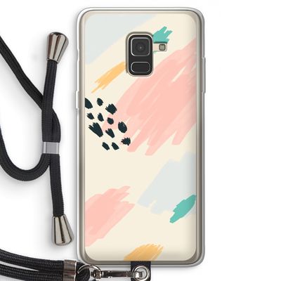 Sunday Chillings: Samsung Galaxy A8 (2018) Transparant Hoesje met koord