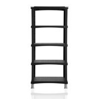 Bama Futuro Opbergsysteem 5 Planken 80x40x174 cm Zwart