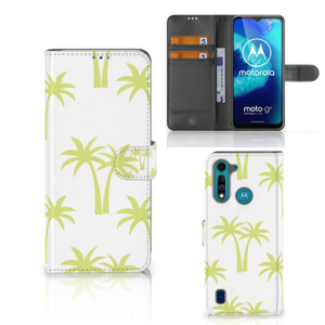 Motorola G8 Power Lite Hoesje Palmtrees