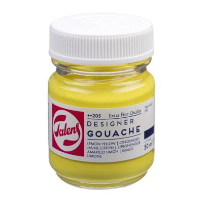 Talens Gouache Extra Fine Quality Fles 50 ml - Citroengeel (Primair) 205
